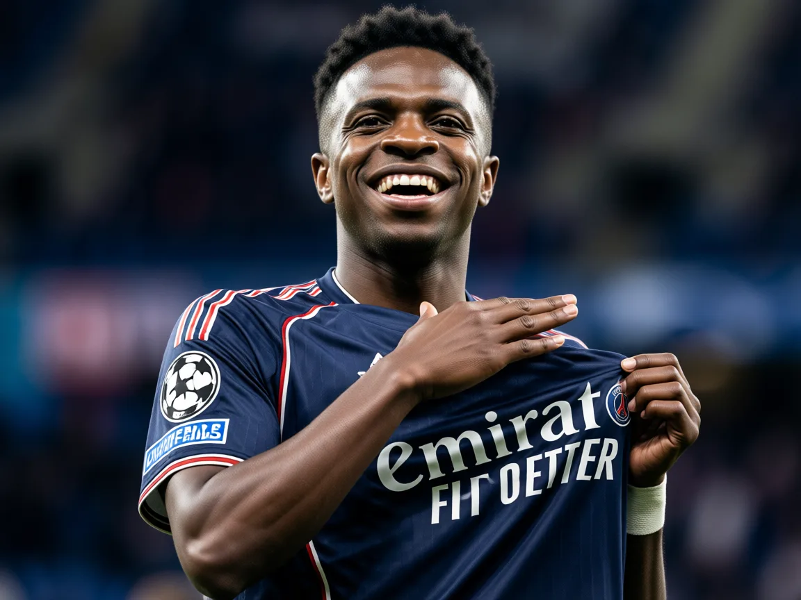 Vinicius Commits to Madrid Through 2032, Shuts Arsenal Door